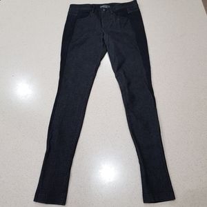 VINCE Very Skinny Stretch Black Jeans Pants Jegging 0 Side Comfort Side Panel SM